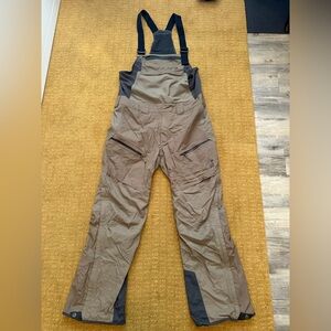 Mountain Hardweat Men’s Firefall Snow Bib Pants Tan Medium
